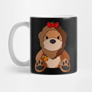 Oz Lion Teddy Bear Mug